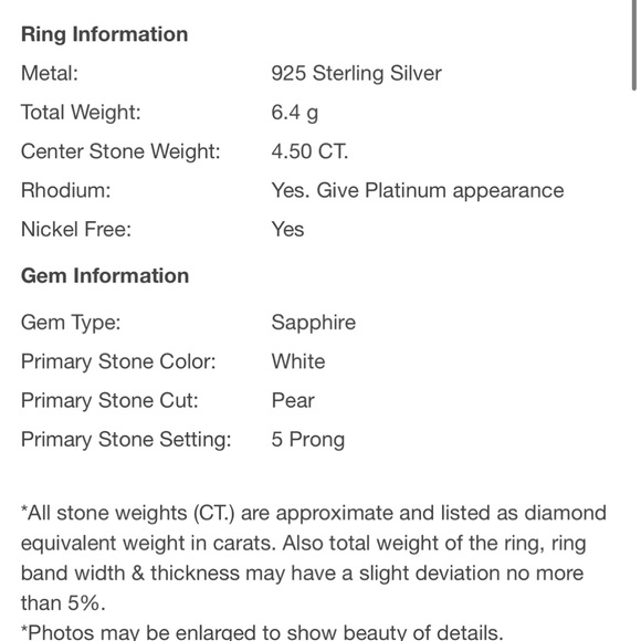 🌟🌟SOLD ITALO JEWELRY rose gold classic PEAR engagement ring brilliant stobox 6 - Picture 12 of 15